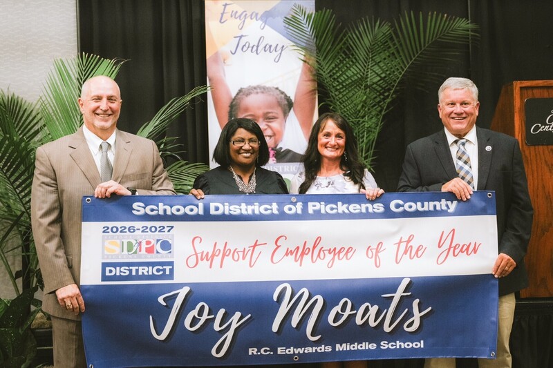 Moats recognized as district Support Employee of the Year