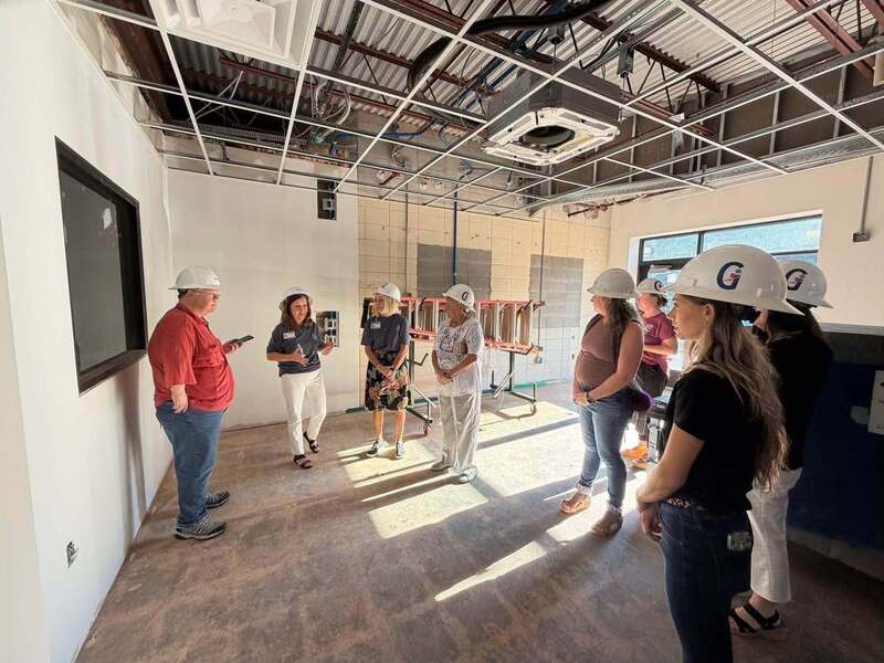 Chamber group in childcare room