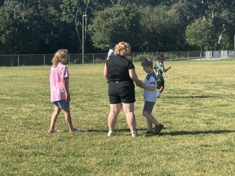 Students playing and learning with the Adaptive Sports Program