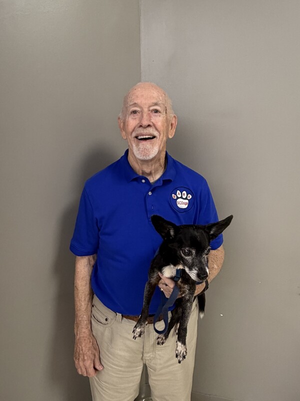 Mr. Jelinek and Dabo the Dog