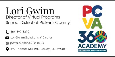 Mrs. Gwinn's Contact Information - also available in the article