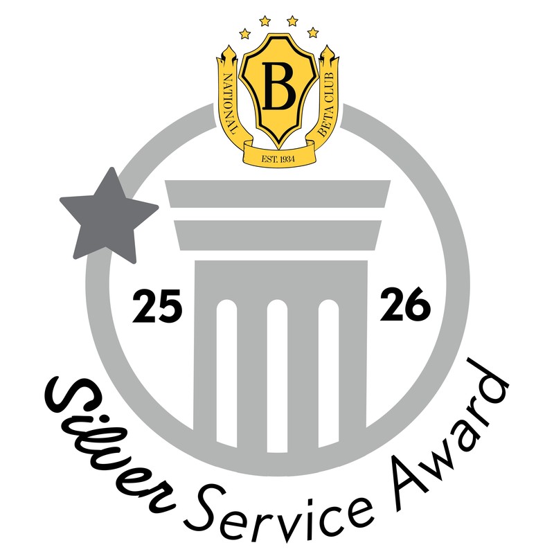 West End Elementary Beta Club Silver Service Award