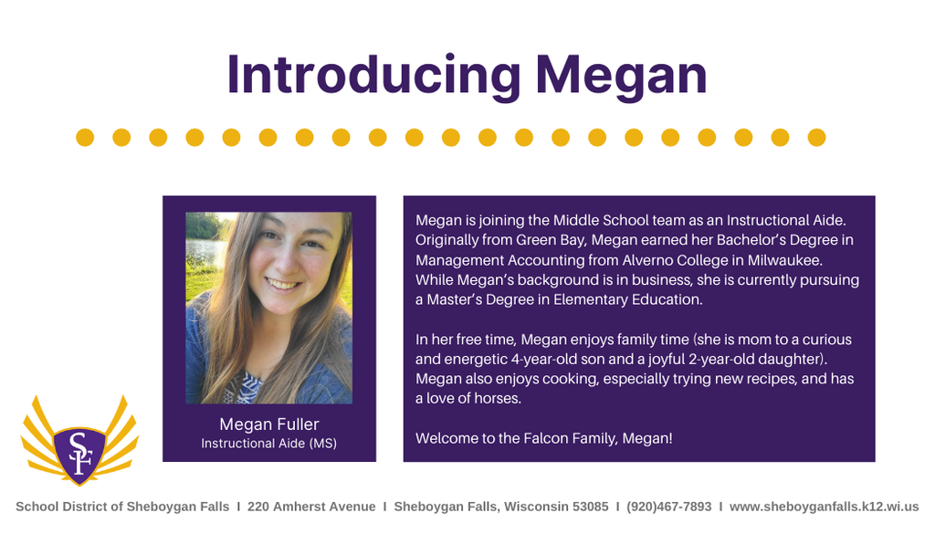 Join us in welcoming Megan!