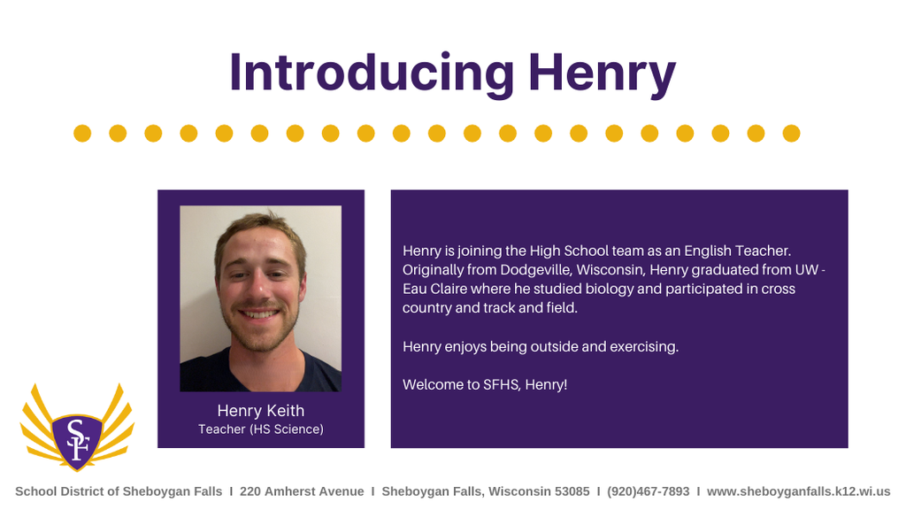 Join us in welcoming Henry!