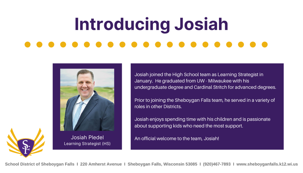 Join us in welcoming Josiah!