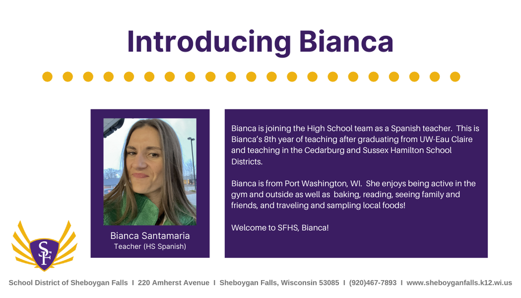 Join us in welcoming Bianca!