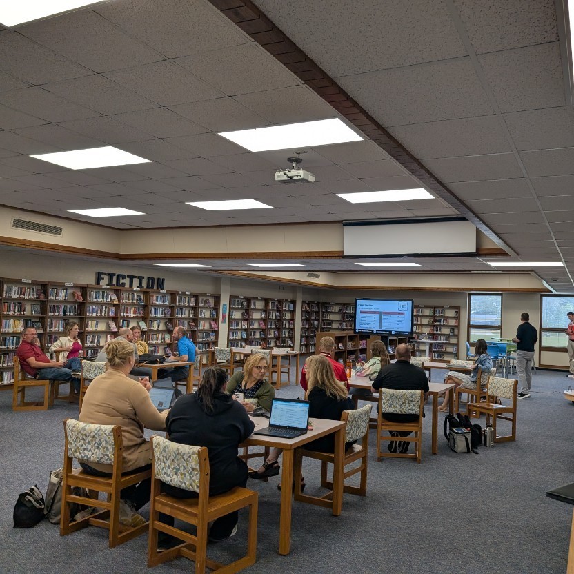 SFHS Staff working on grading practices.