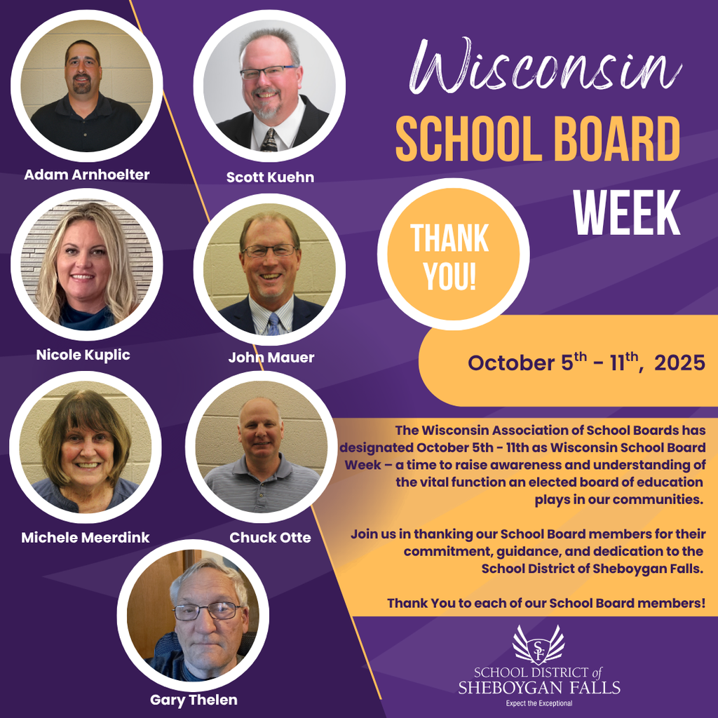 Thank you SDSF School Board Members!