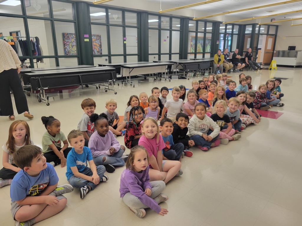 Listening to our fire safety talk!