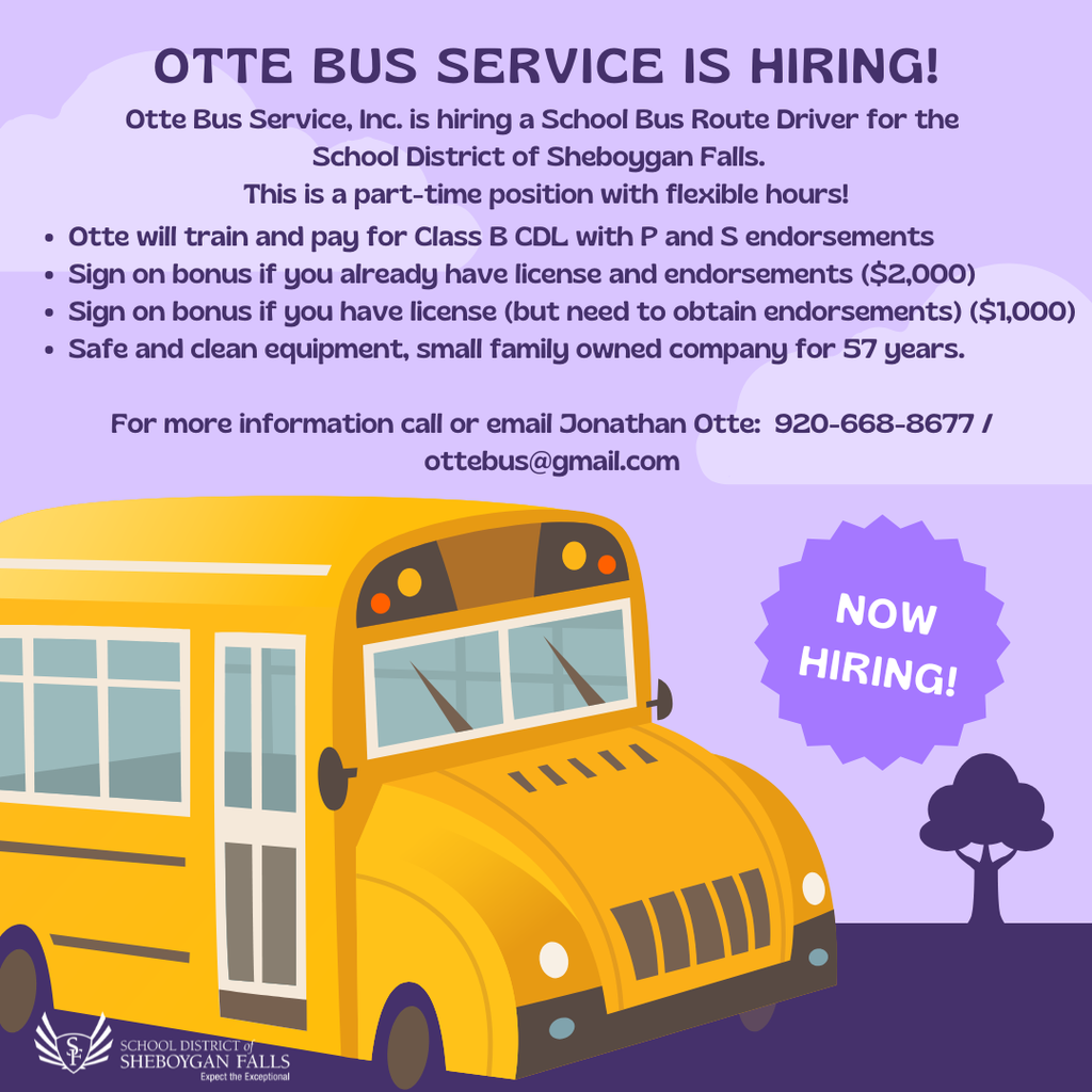 Otte Bus is hiring!