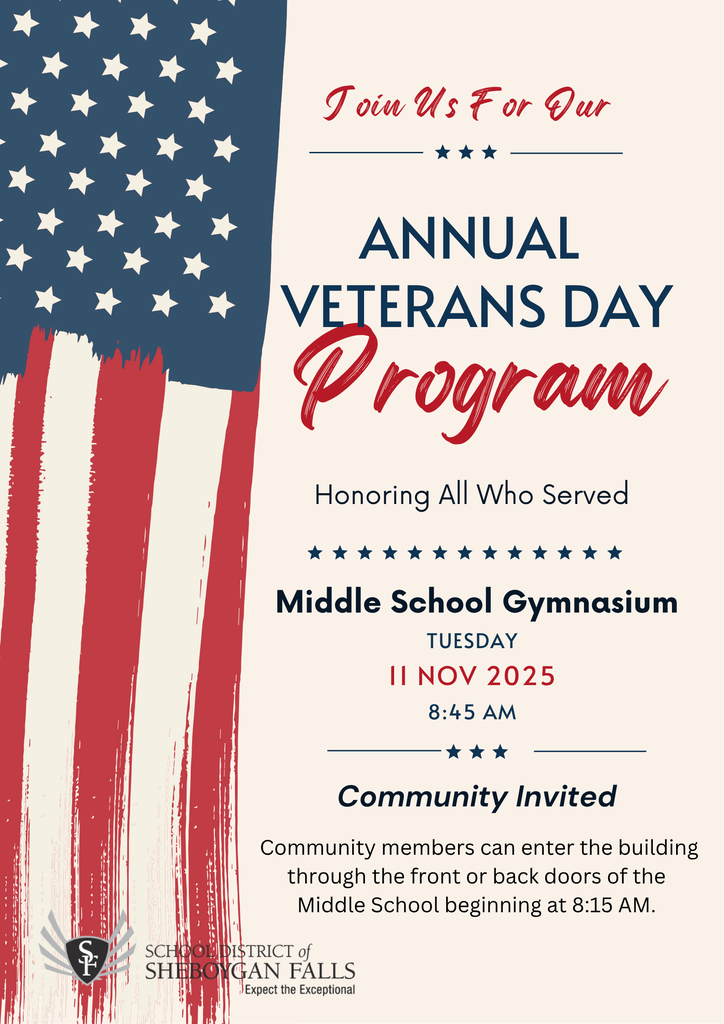 Join us for our Annual Veterans Day program!