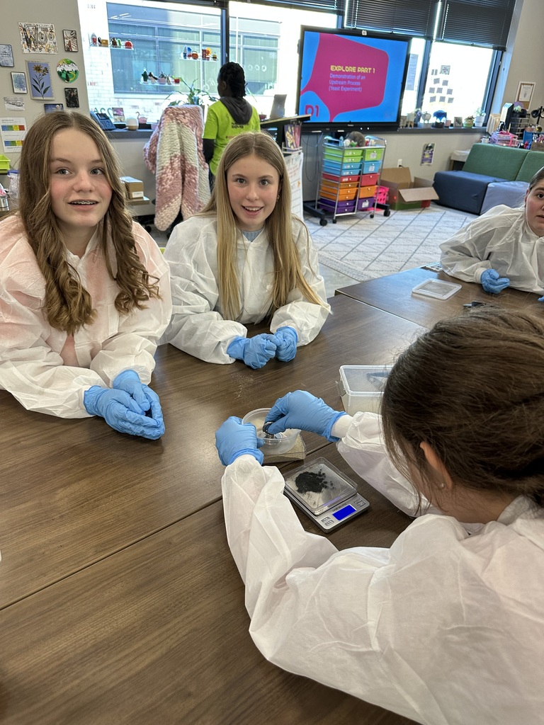 Images show students conducting experiments that show them how Biological Therapies are created. 