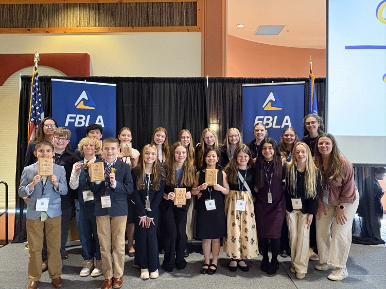 All Middle School State qualifiers