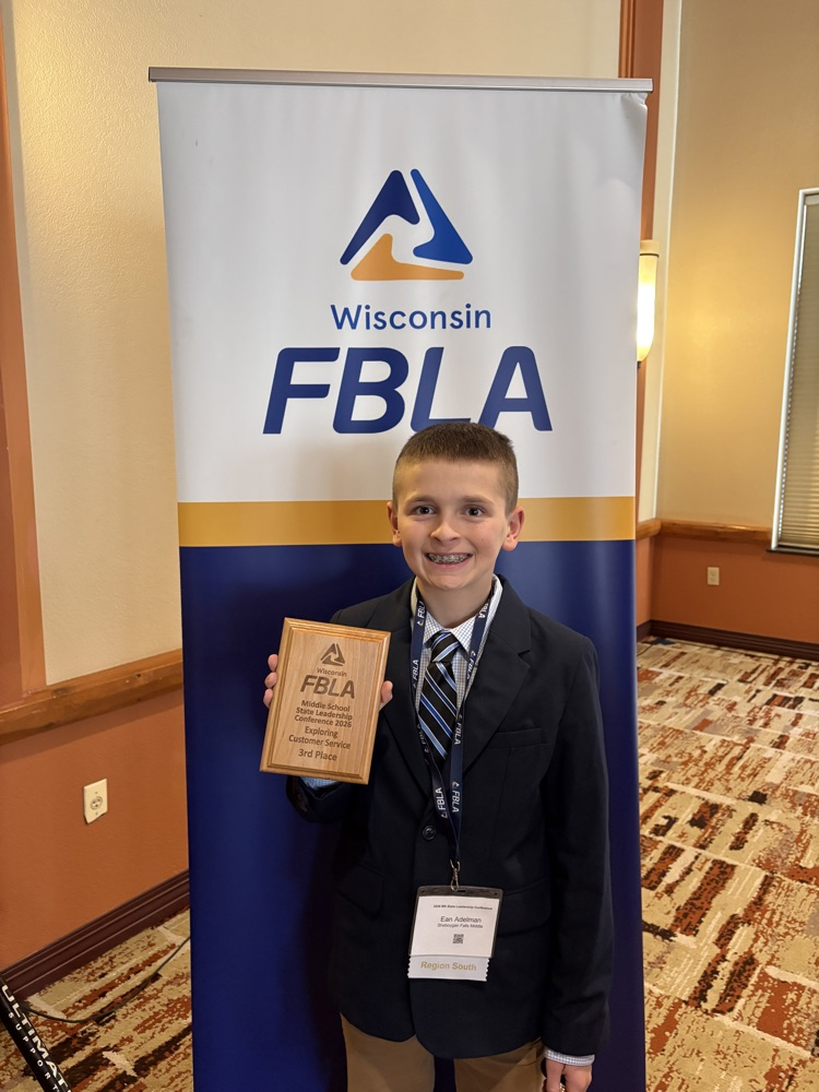 Ean Adelman (6th grade)- 4th place Customer Service