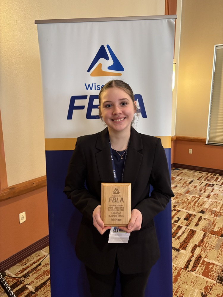 Olivia Giles (7th grade)- 4th place Business Ethics