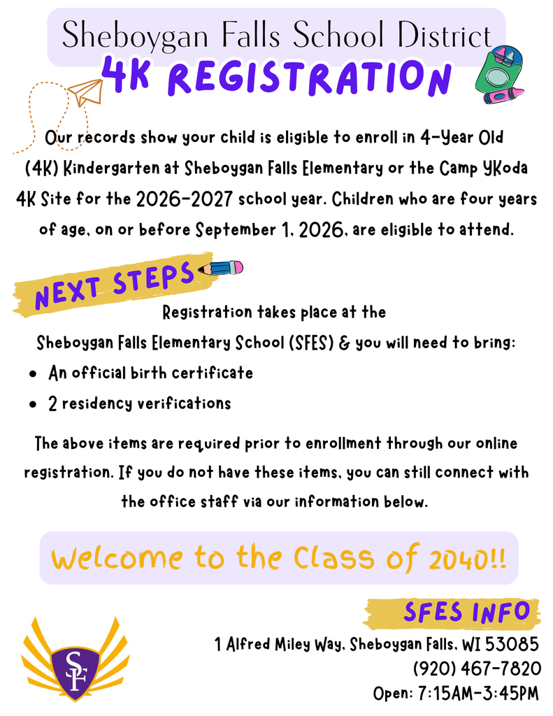 Spring Vendor Fair and also from 9-11 we will be hosting an additional 4K Registration Event!