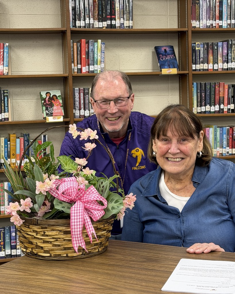BOE President John Mauer with "retiring" BOE member Mickey Meerdink
