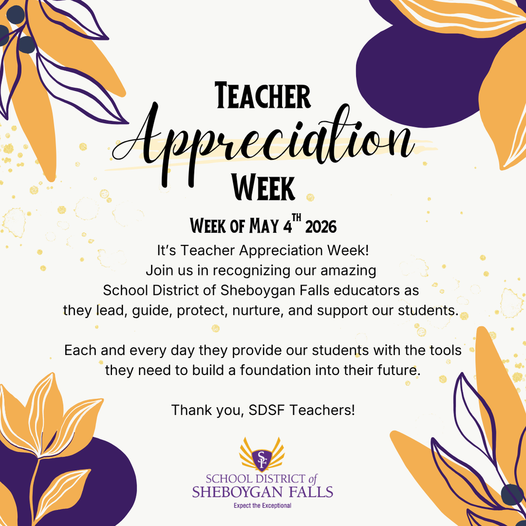 It's Teacher Appreciation Week!  Join us in thanking our SDSF Educators!