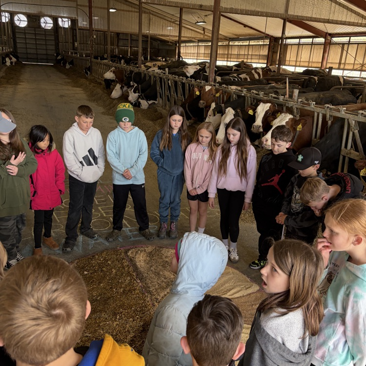 student at the farm