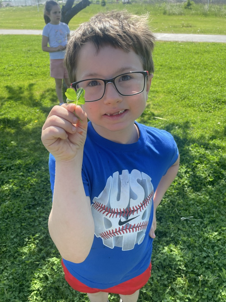 boy with a clover