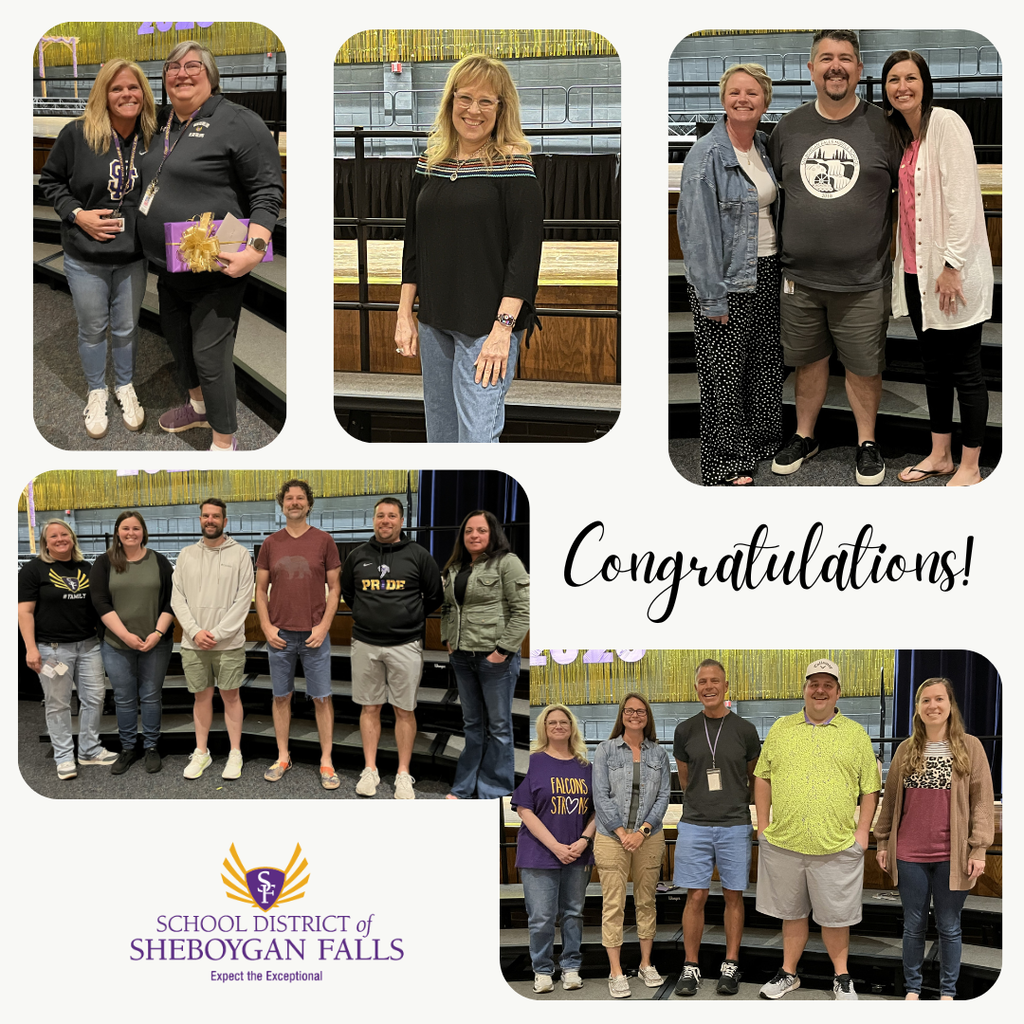 Photos of retirements and milestone anniversary staff members