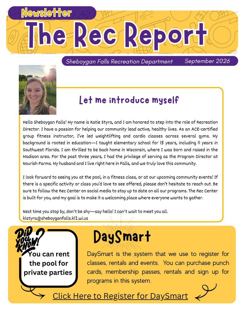 September Rec Report