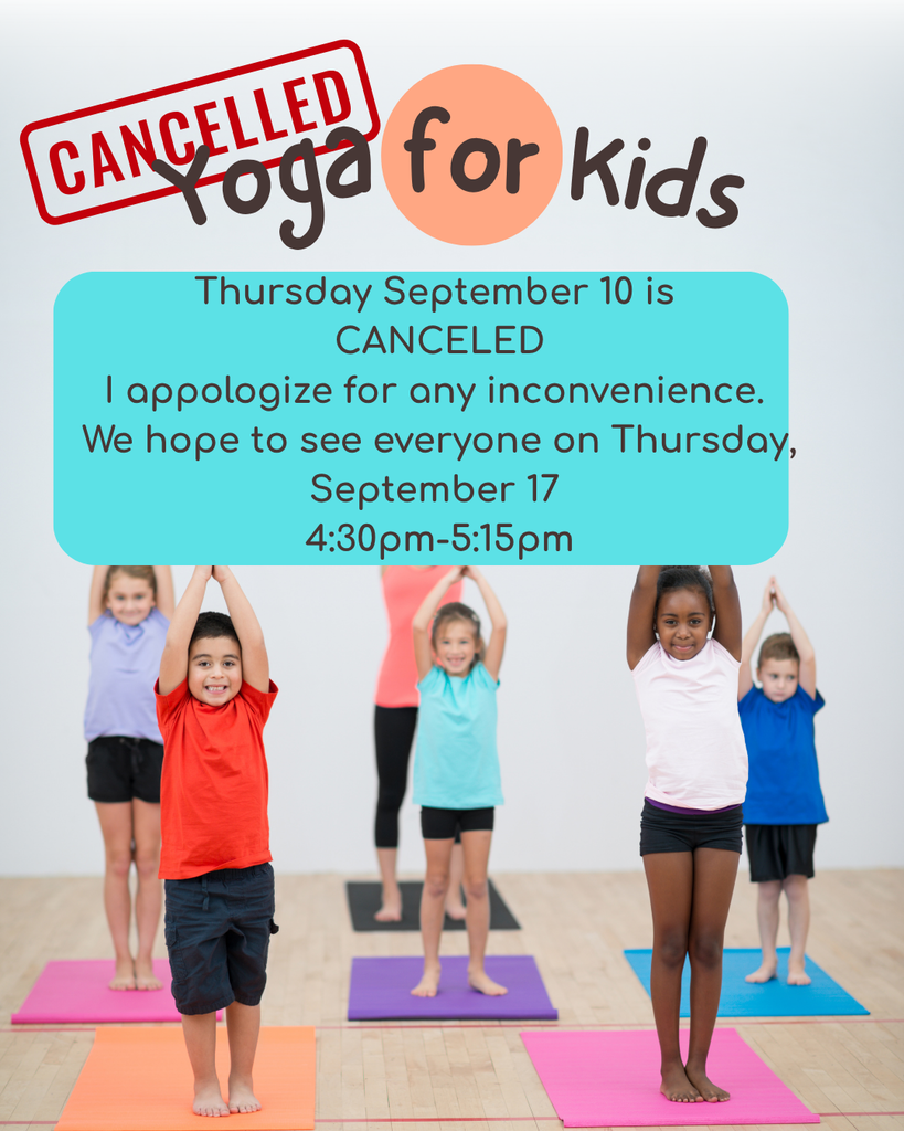 Kids Yoga Canceled