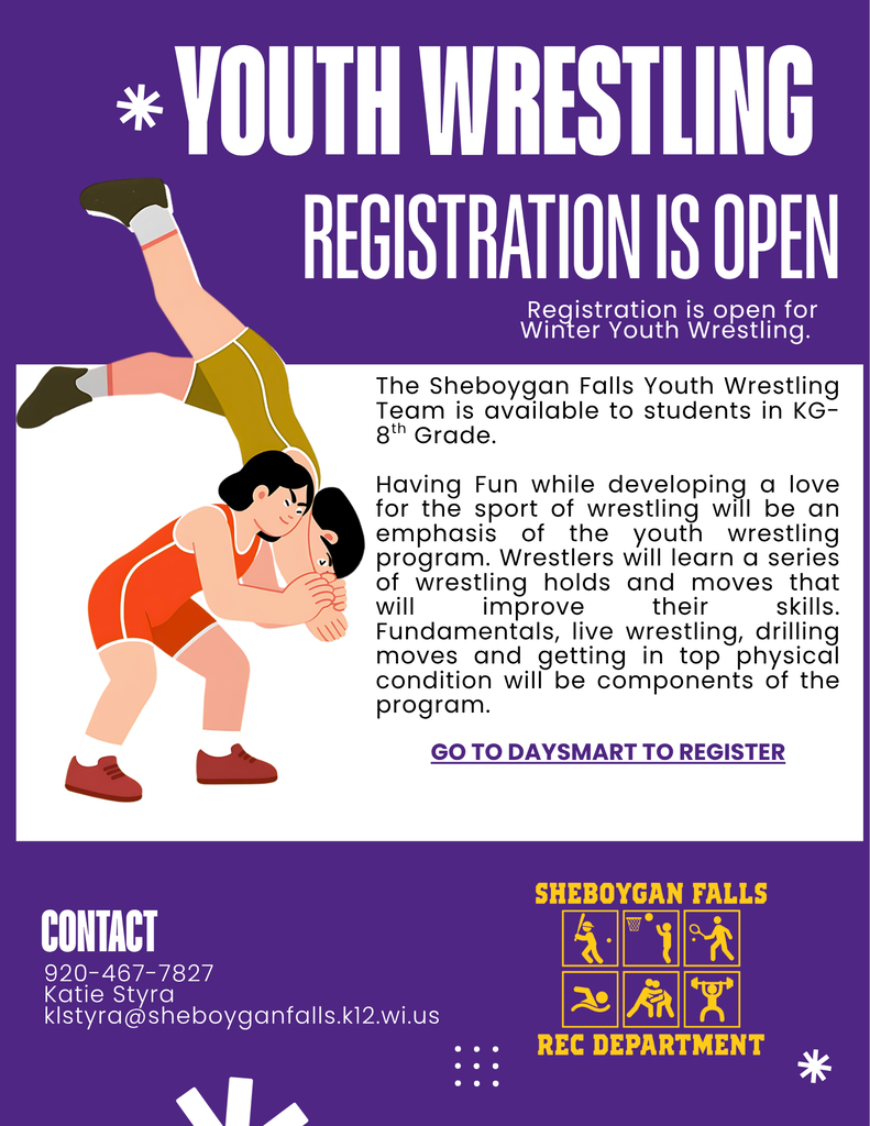 Youth Wrestling Registration Open