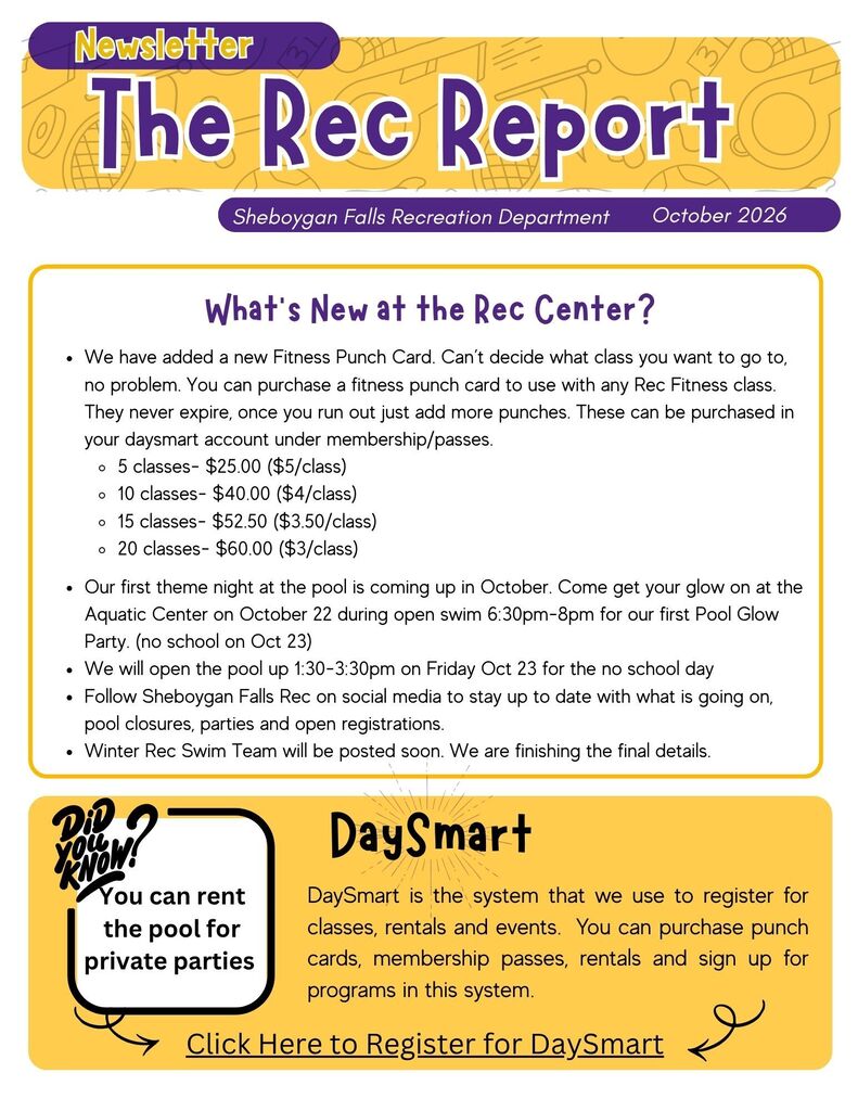 October Rec Report