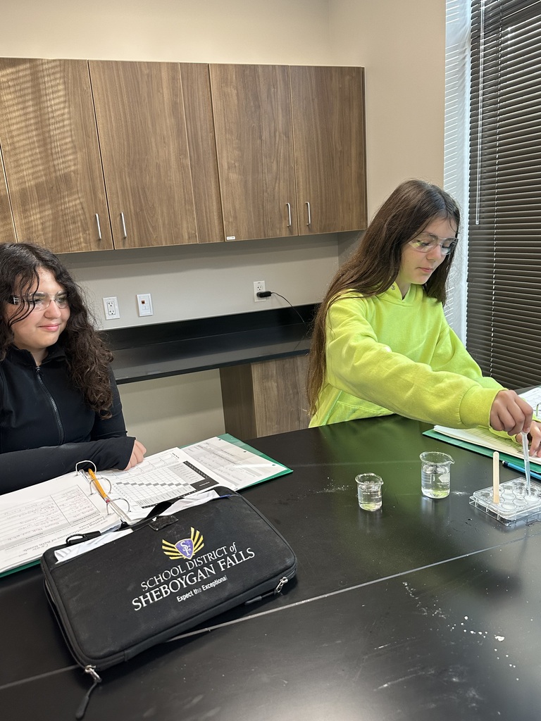 Students are working on testing to prove their claims.