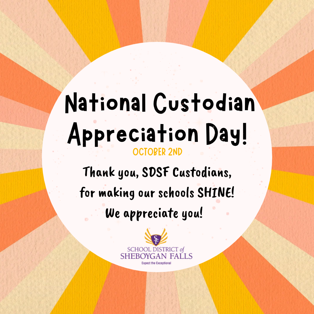 October 2nd is National Custodian Appreciation Day!