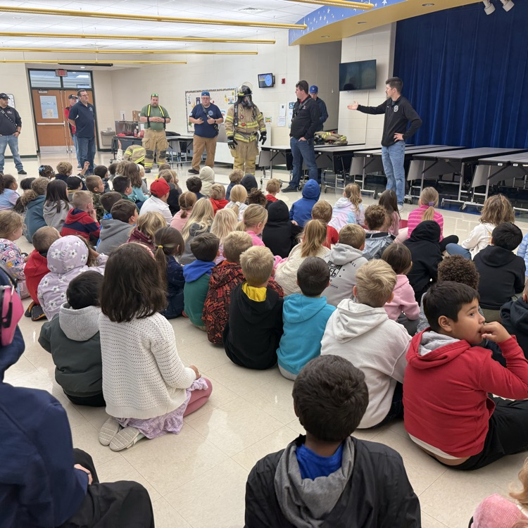 2nd Grade LOVED meeting the Sheboygan Falls Fire Department staff and learning all about fire safety