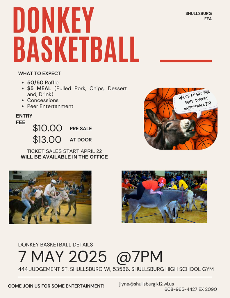 Donkey Basketball May 7th at 7 PM!