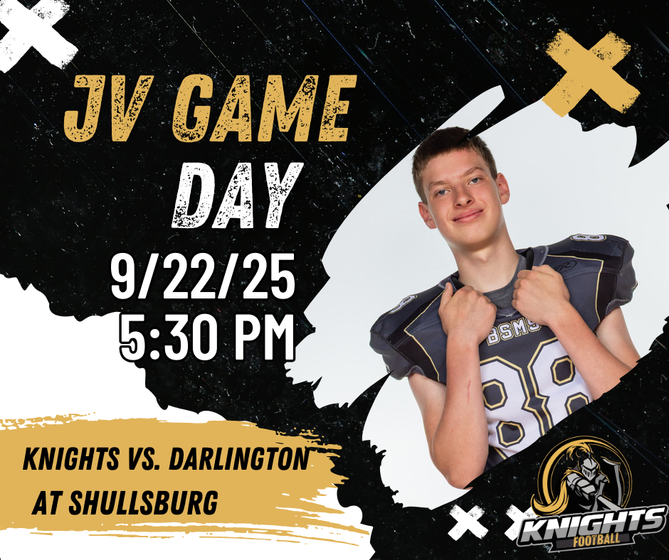 JV football game in Shullsburg tonight!