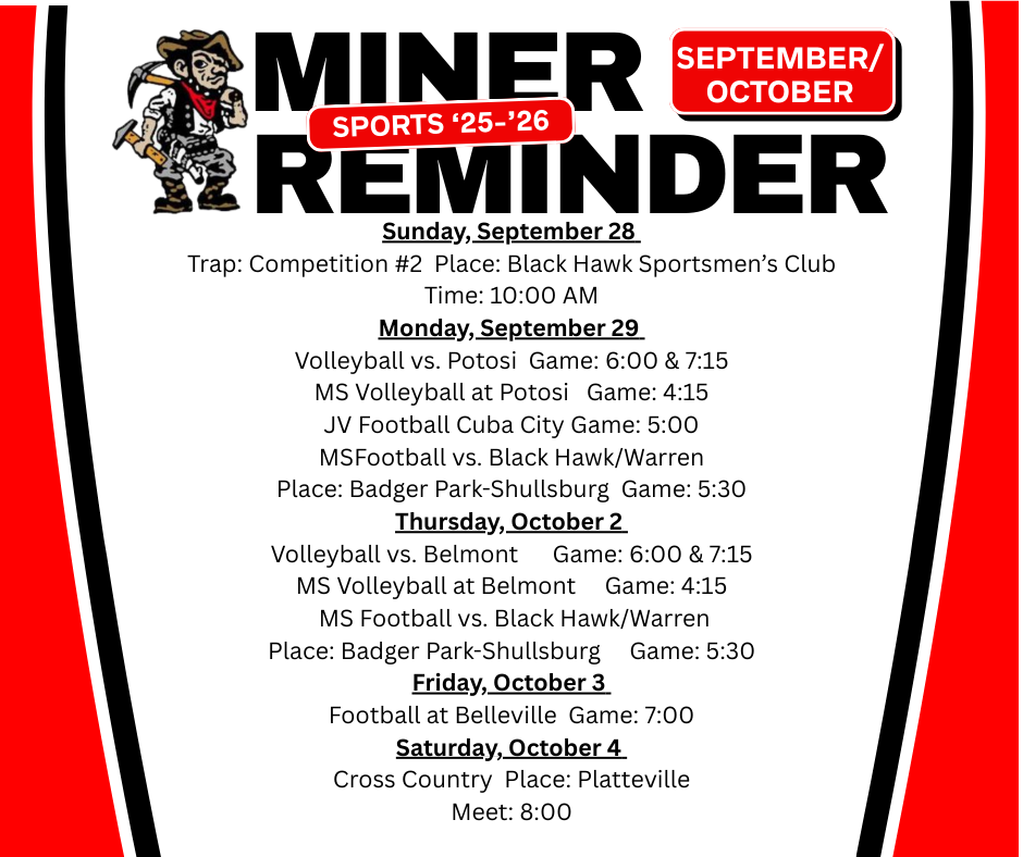 Miner Reminder