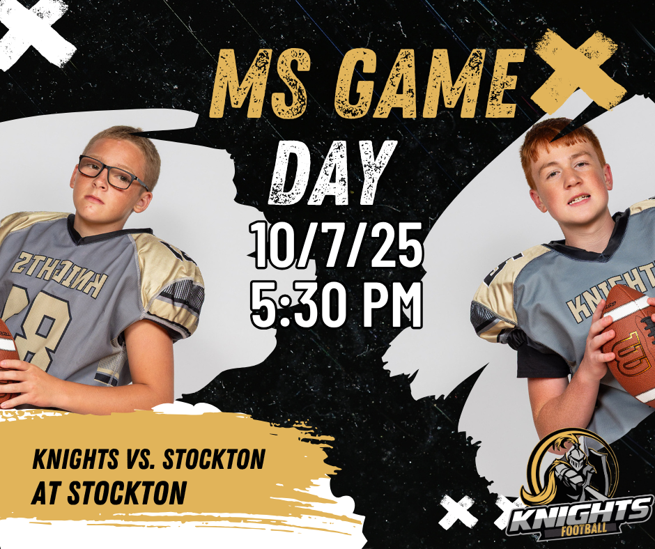 Middle School Football Game in Stockton!
