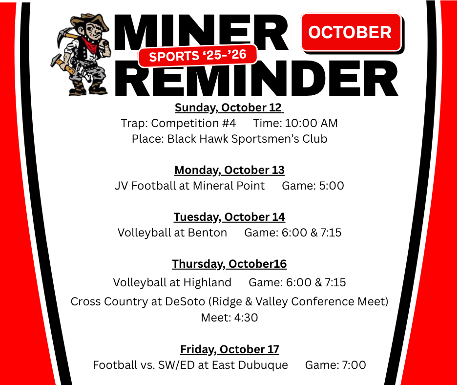 Sports Miner Reminder