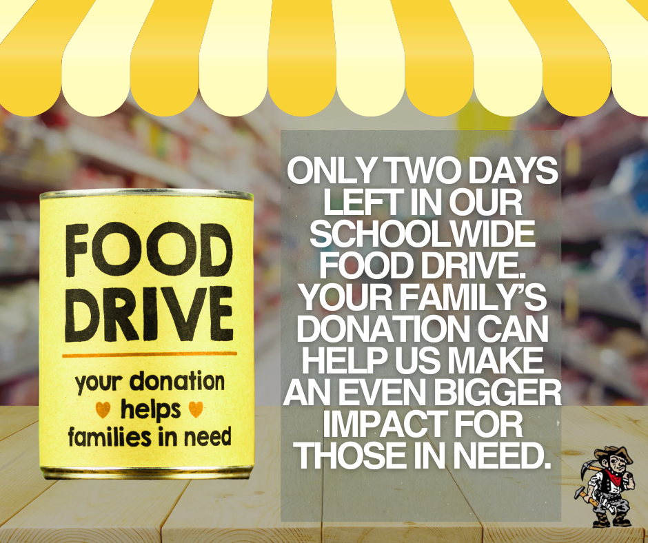 Don't forget to turn in your donations! 