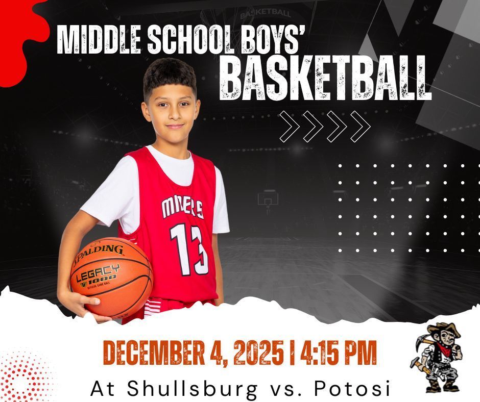 Middle School Boys Basketball in Shullsburg