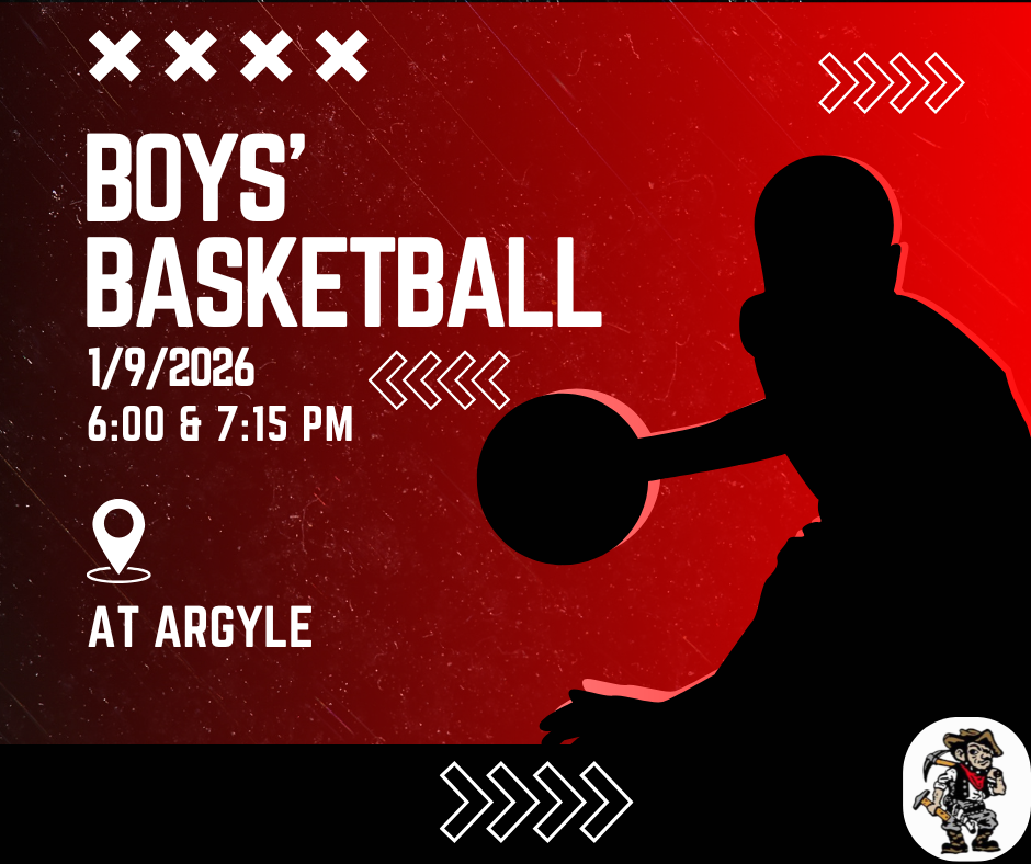 Shulllsburg Boys' Basketball in Argyle tonight!