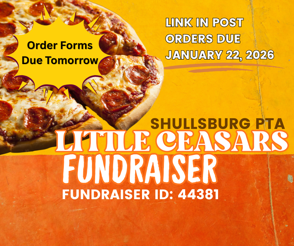 Order forms due tomorrow! Or order online: 