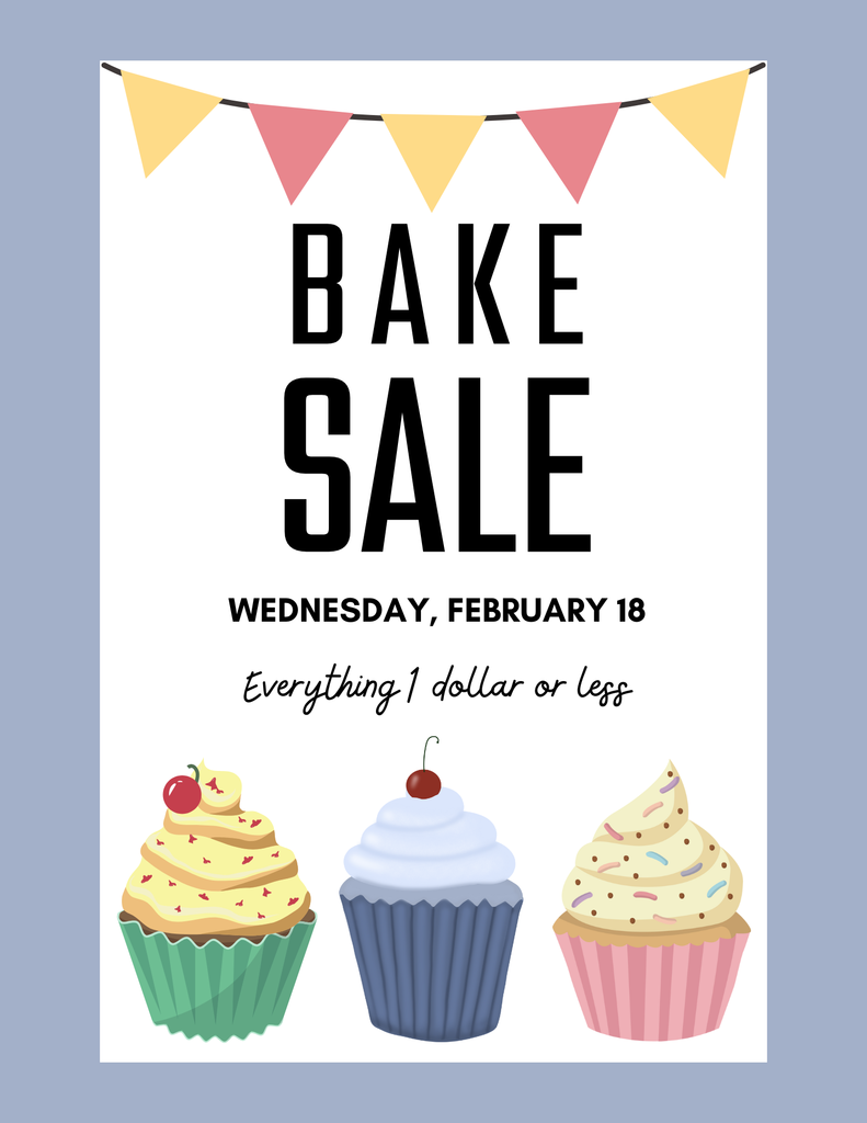 Bake Sale Wednesday!