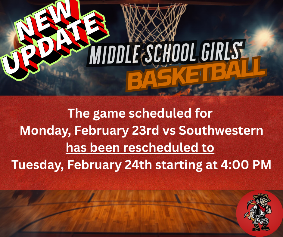 Middle School Girls' Basketball Update