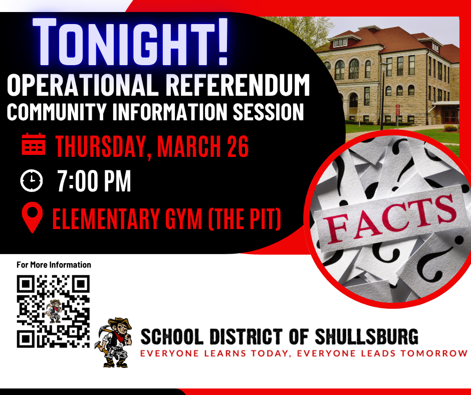 Join us tonight for our community information session!