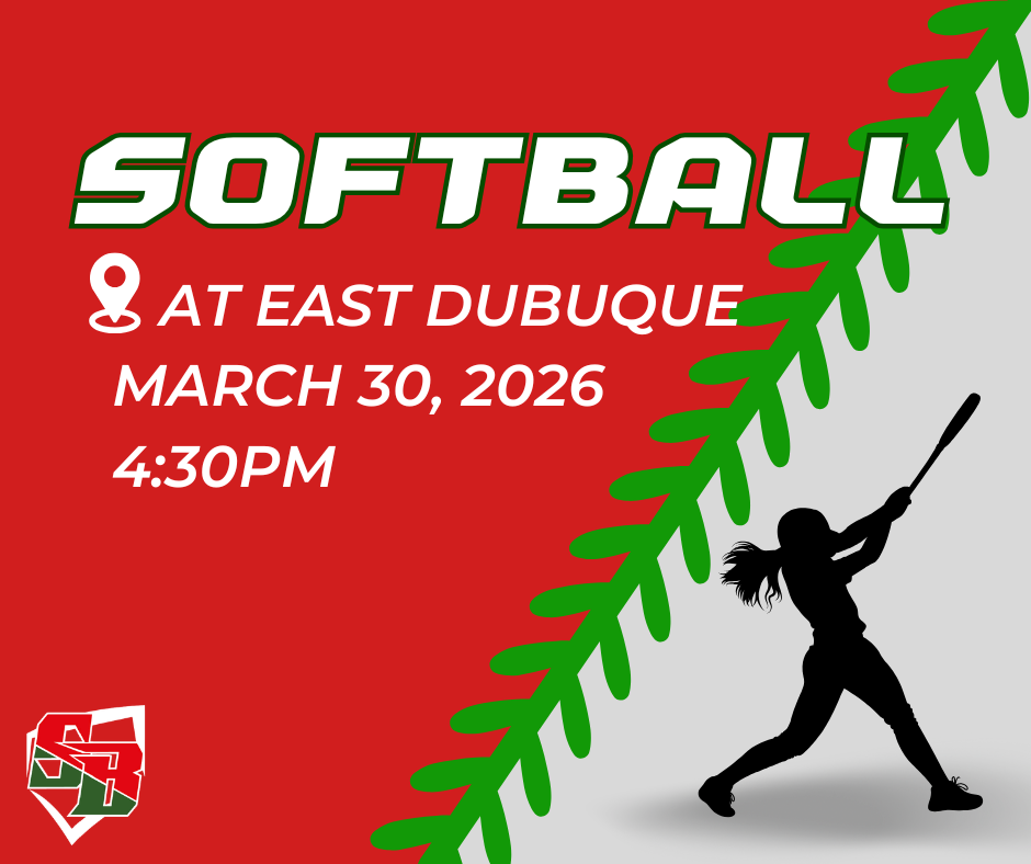 Softball is at East Dubuque tonight! 