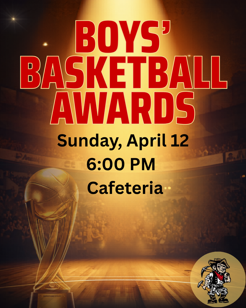 Boys' Basketball Awards- April 12th at 6 PM.