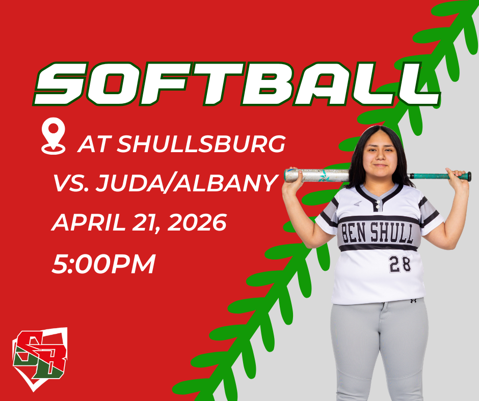 Softball in Shullsburg tonight!