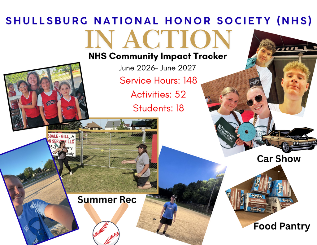 NHS students completing service hours
