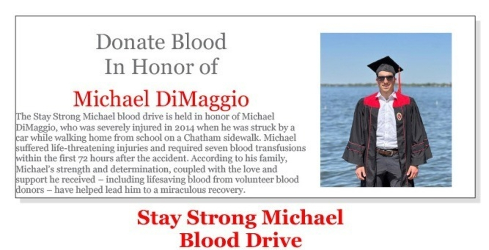 DiMaggio Blood Drive