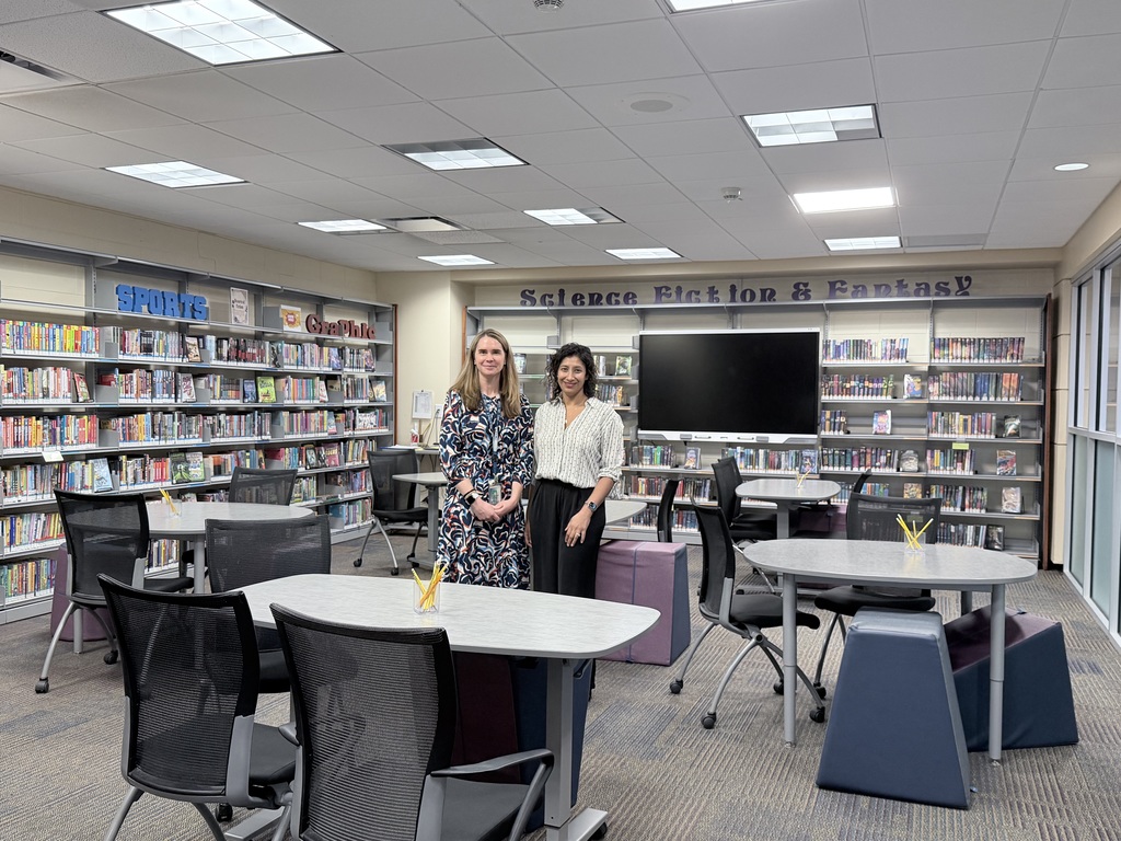 Dr. Sortion and Mrs. Swamy CMS Library
